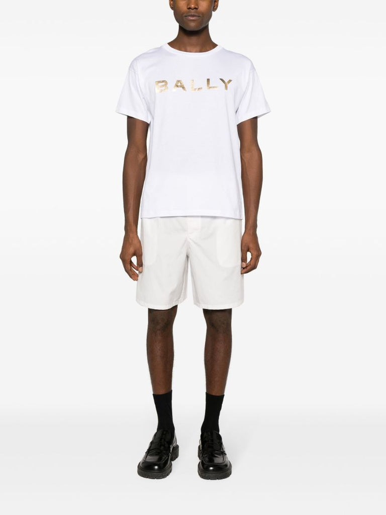 White Logo-print Organic Cotton T-shirt