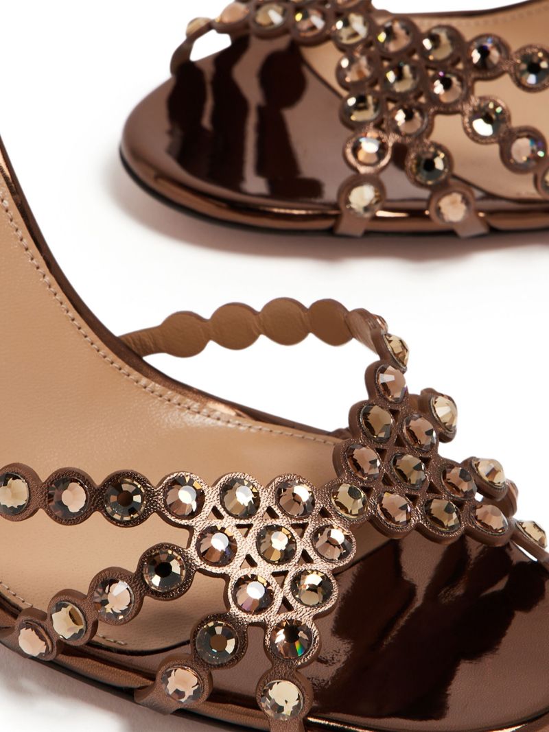Brown Tequilla 85 Leather Sandals