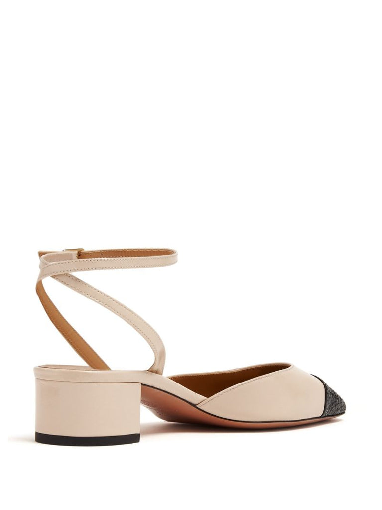Neutral French Flirt 35 Leather Pumps
