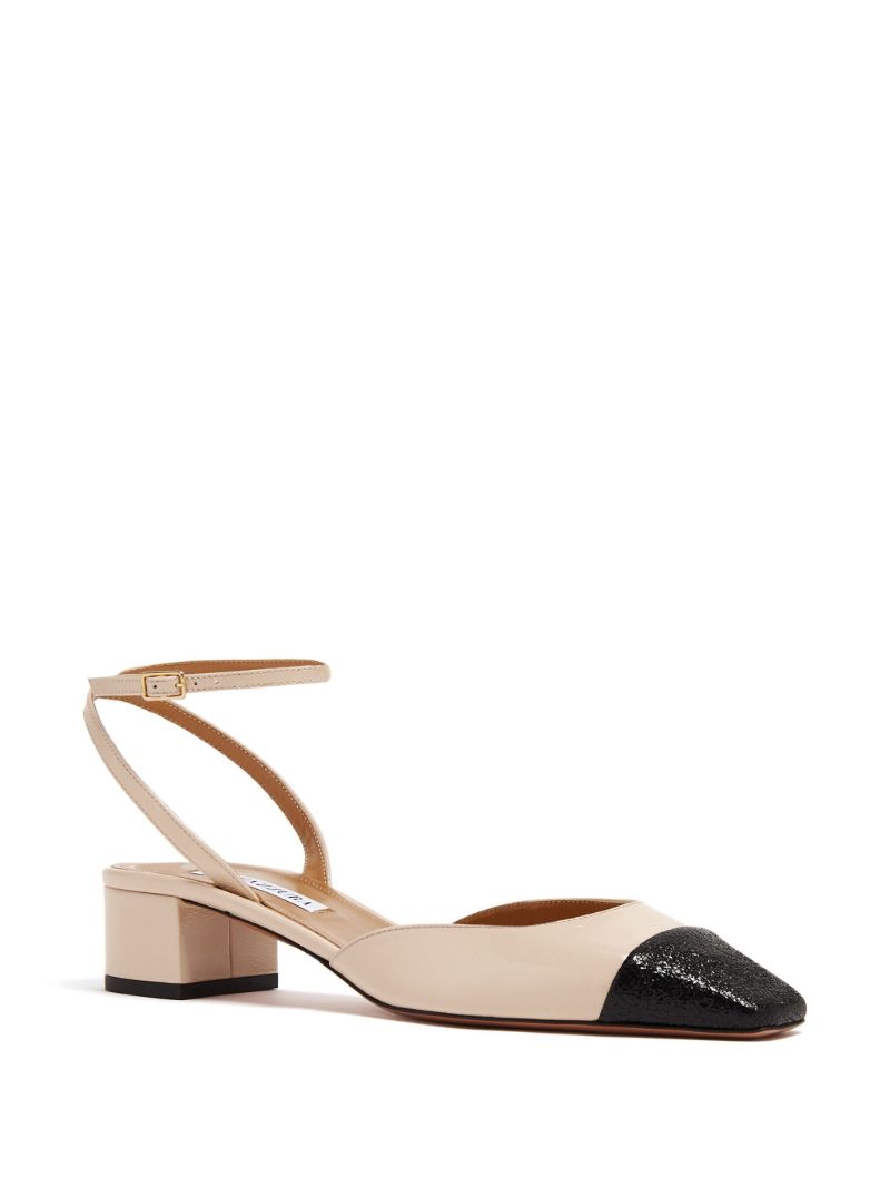 Neutral French Flirt 35 Leather Pumps
