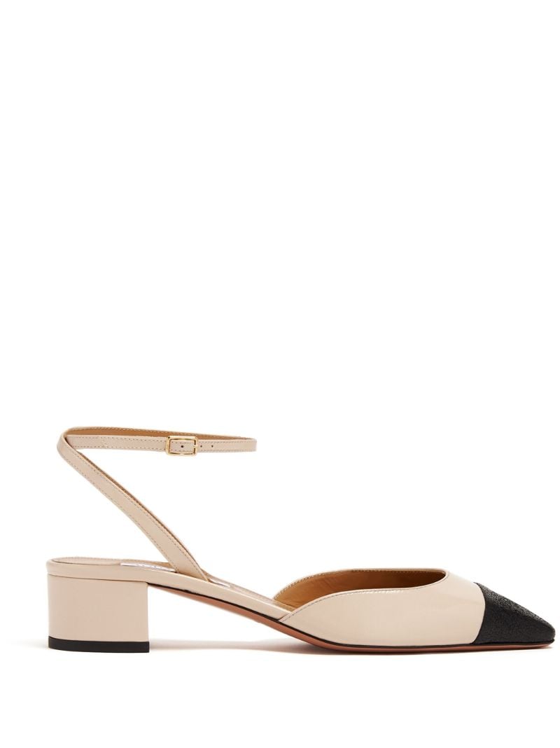 Neutral French Flirt 35 Leather Pumps