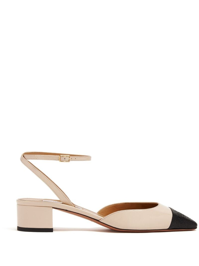 Neutral French Flirt 35 Leather Pumps