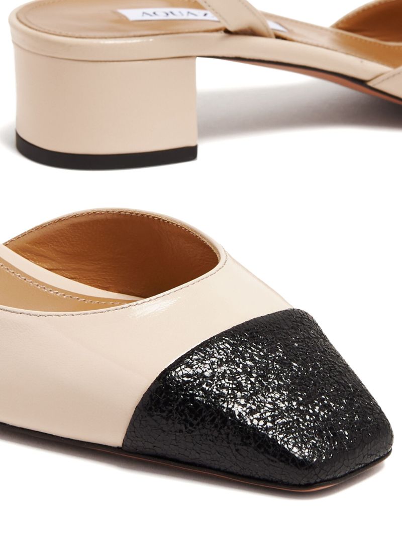 Neutral French Flirt 35 Leather Pumps