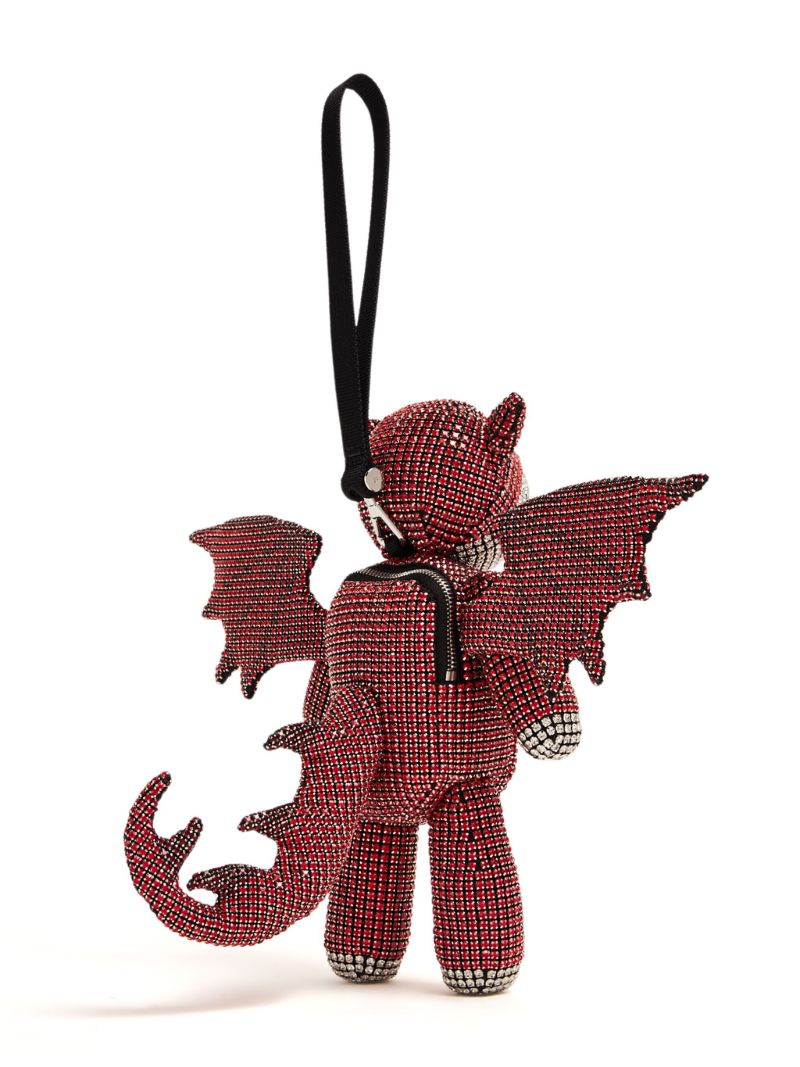 Red Crystal Mesh Heiress Dragon Clutch