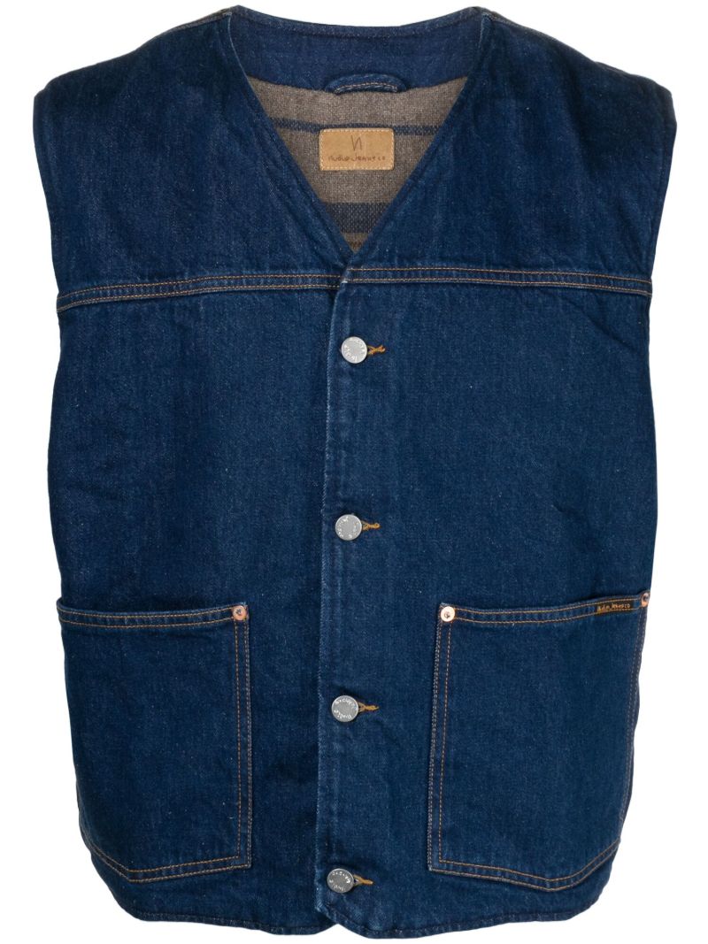 Blue Harry Denim Vest