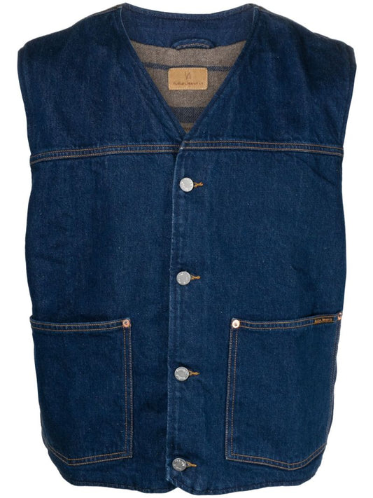 Blue Harry Denim Vest