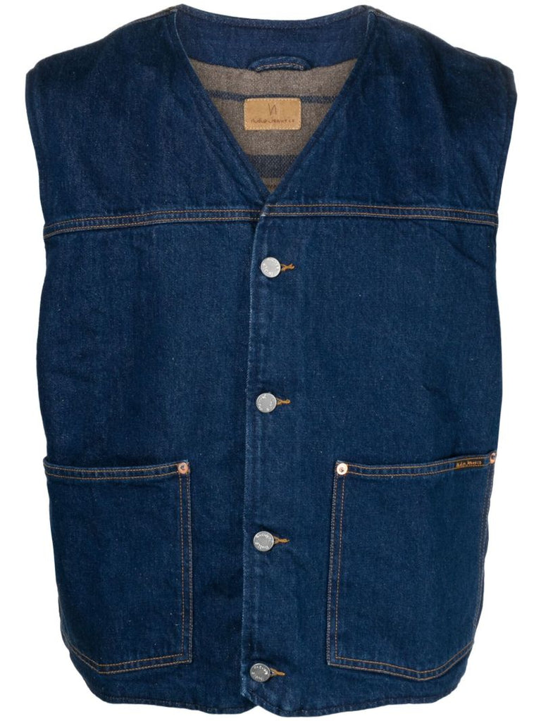 Blue Harry Denim Vest