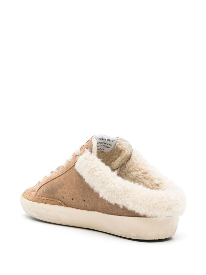 Brown Super-star Sabot Suede Sneakers