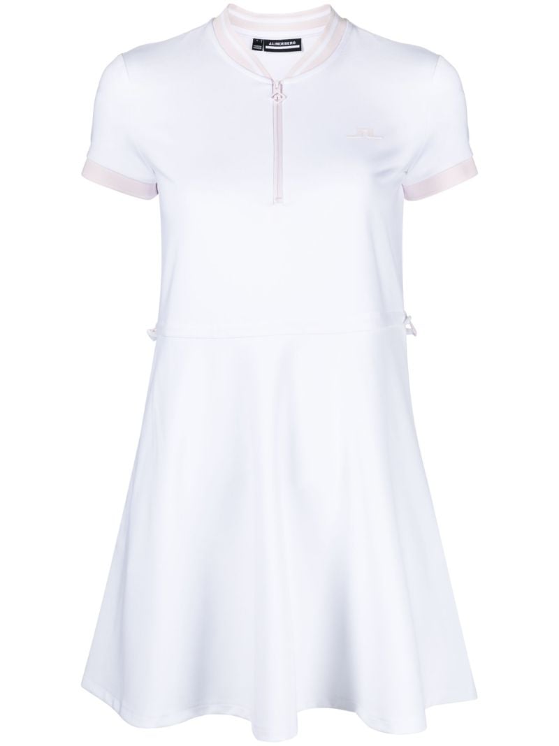 White Jamila Performance Mini Dress