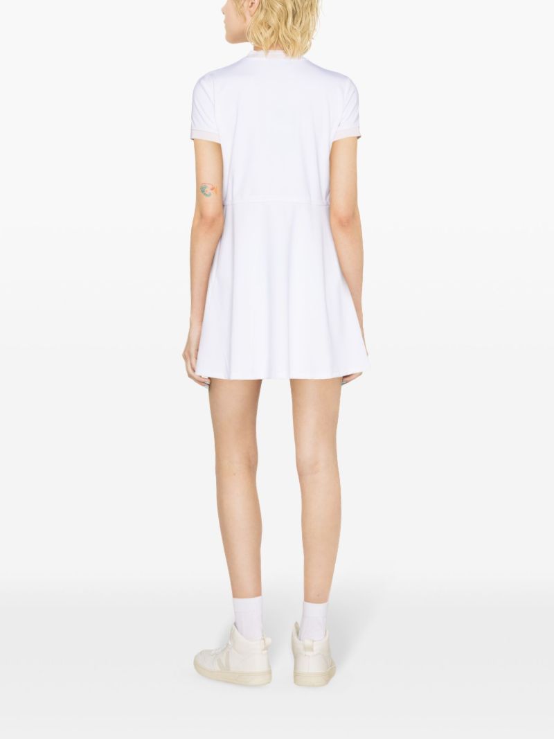 White Jamila Performance Mini Dress