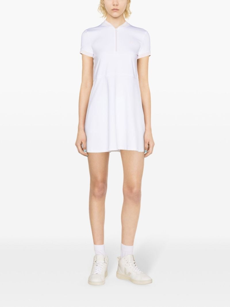 White Jamila Performance Mini Dress