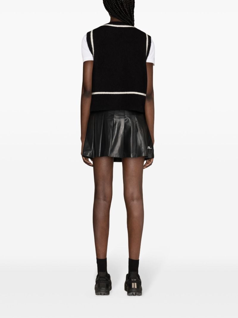 Black Marjorie Knitted Vest