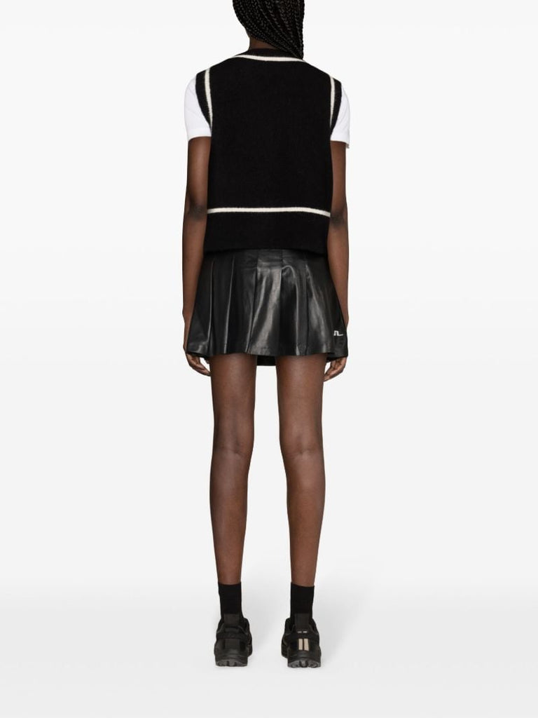 Black Marjorie Knitted Vest