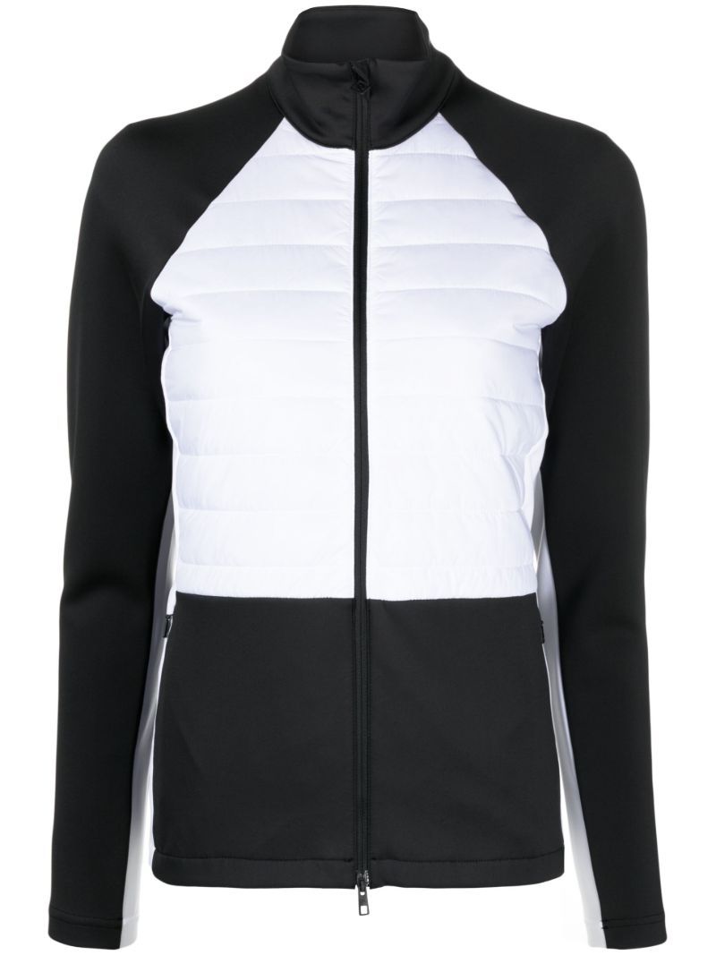 White Lourdes Hybrid Midlayer Jacket
