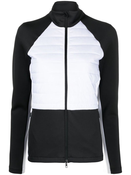 White Lourdes Hybrid Midlayer Jacket