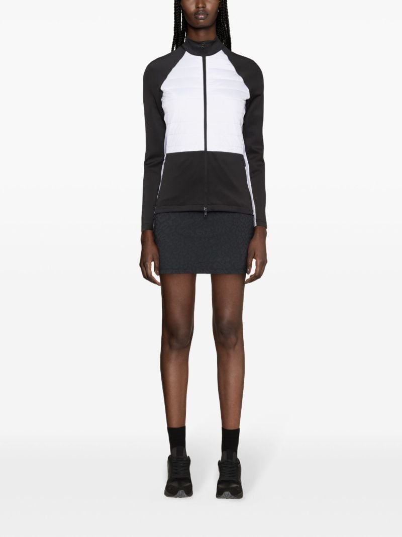 White Lourdes Hybrid Midlayer Jacket