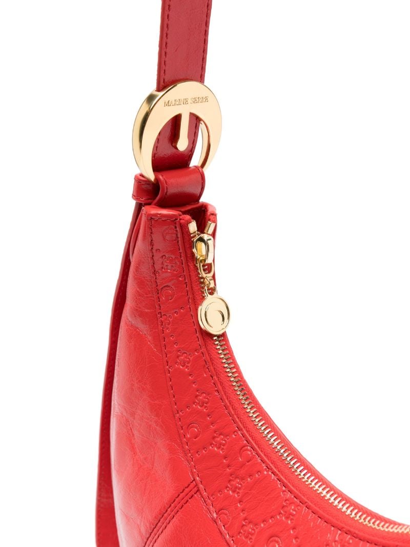 Red Eclips Mini Leather Shoulder Bag