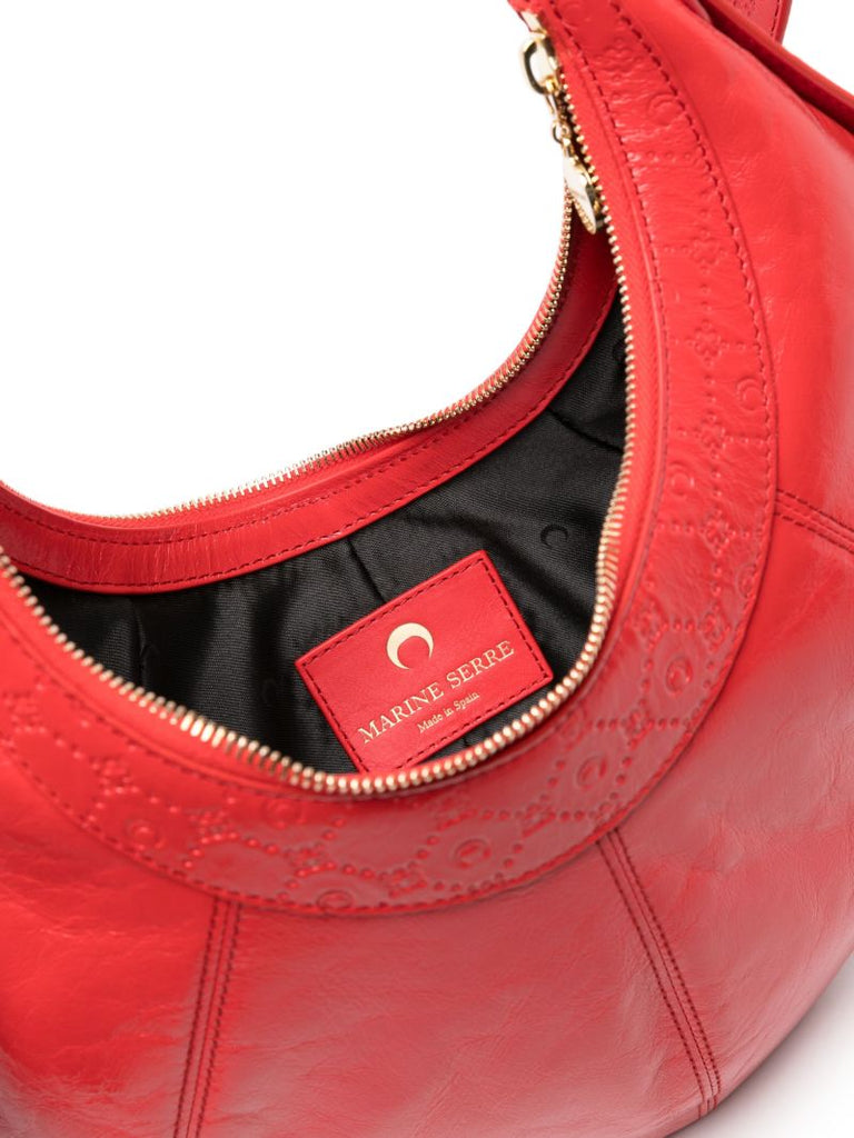 Red Eclips Mini Leather Shoulder Bag