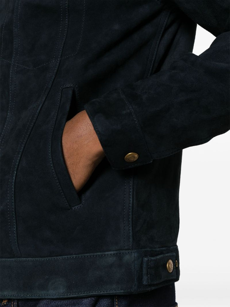 Blue Robby Nubuck Jacket