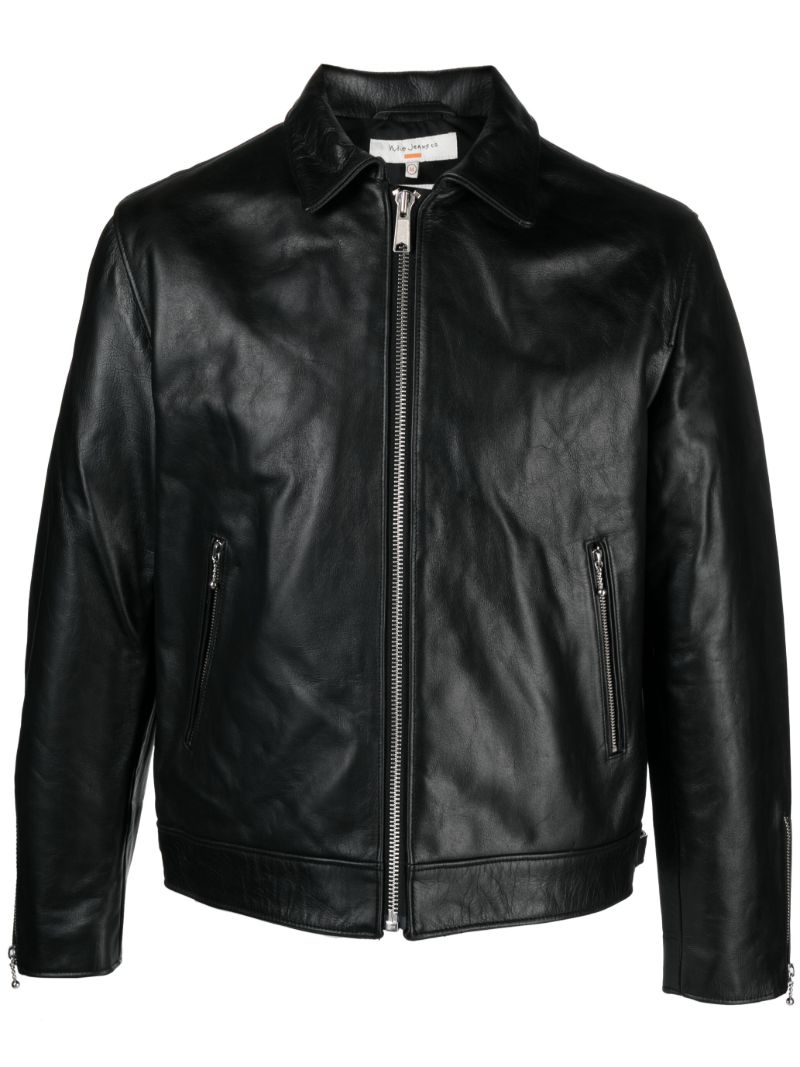 Black Eddy Rider Leather Jacket