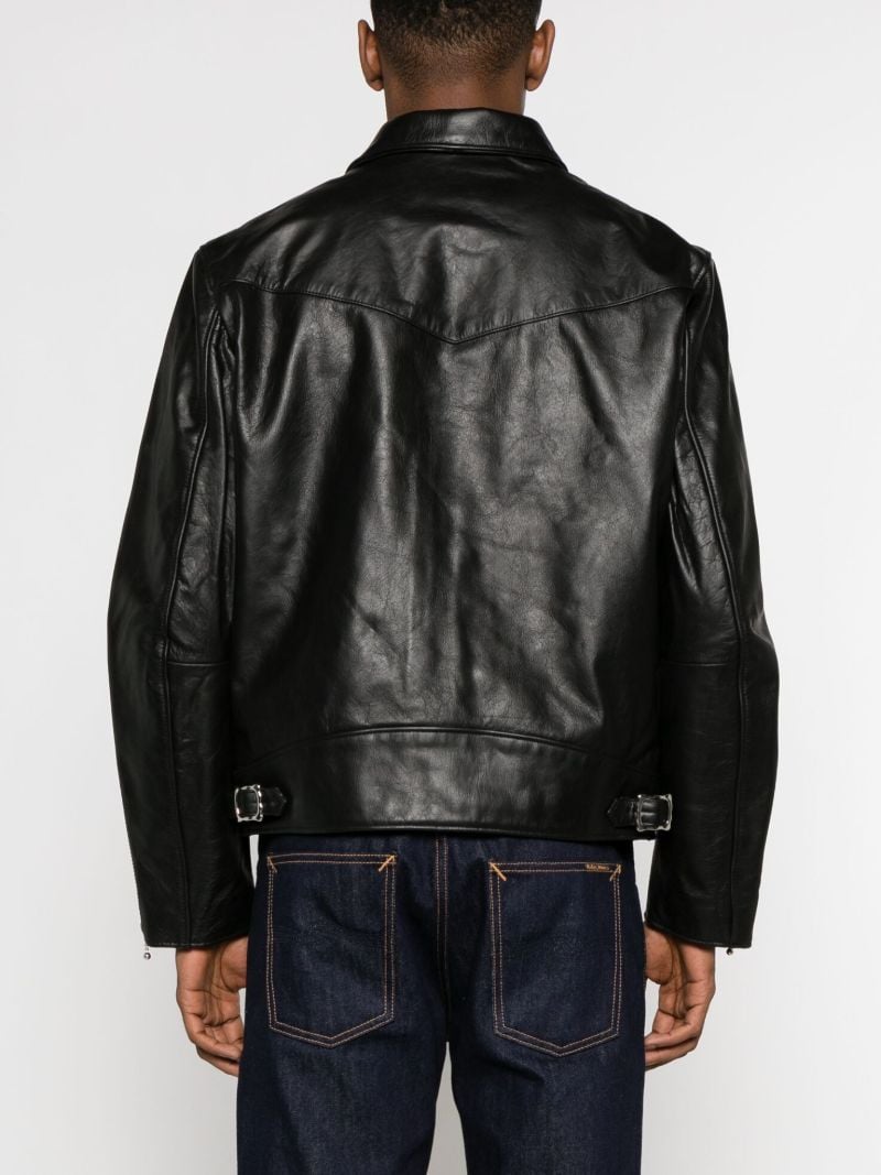 Black Eddy Rider Leather Jacket
