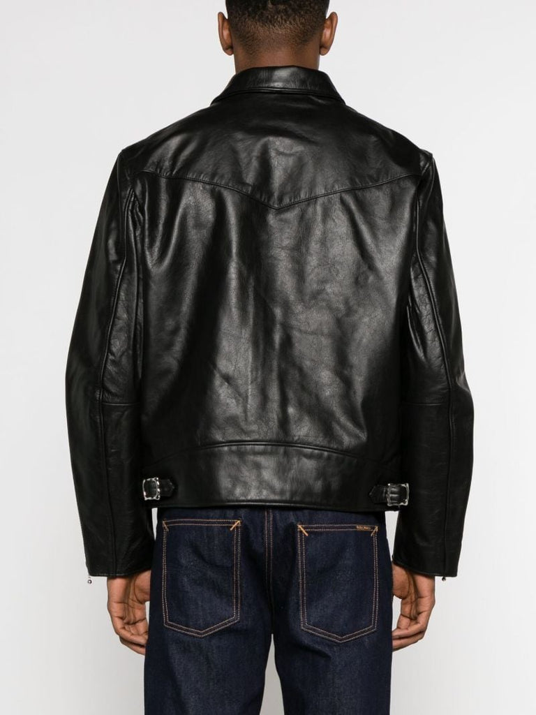 Black Eddy Rider Leather Jacket