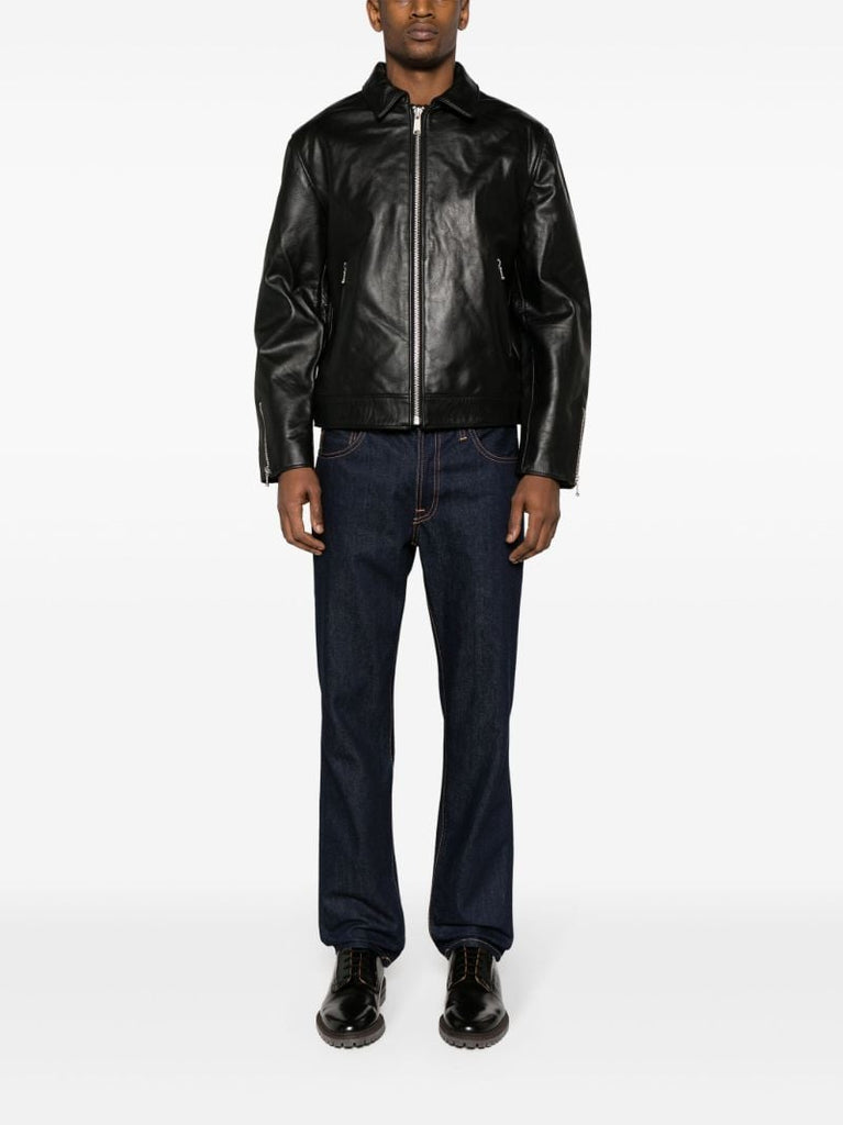 Black Eddy Rider Leather Jacket