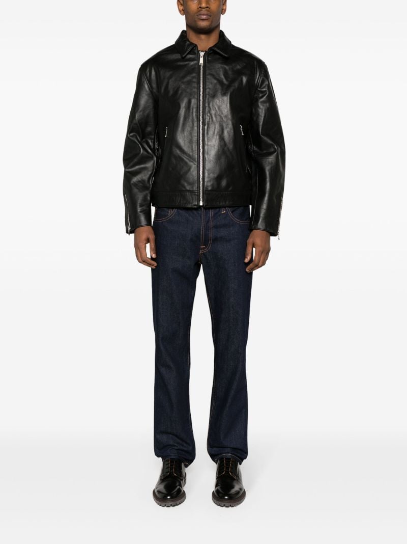 Black Eddy Rider Leather Jacket
