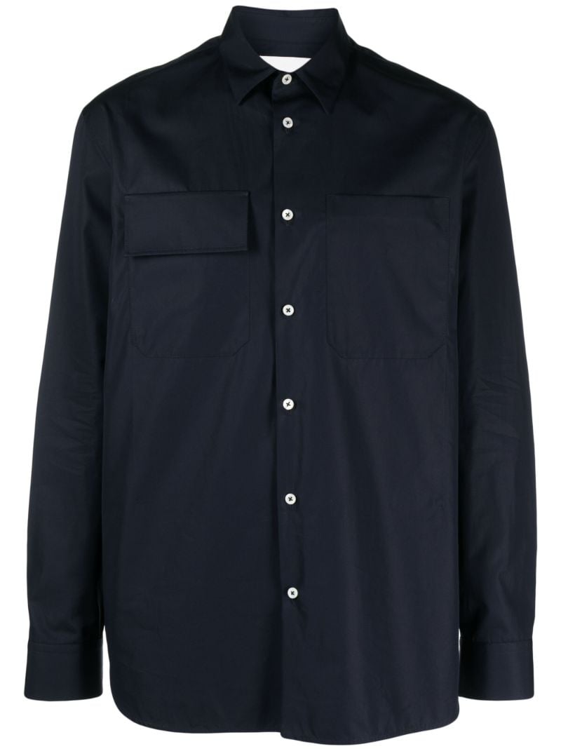 Navy Organic Cotton Shirt