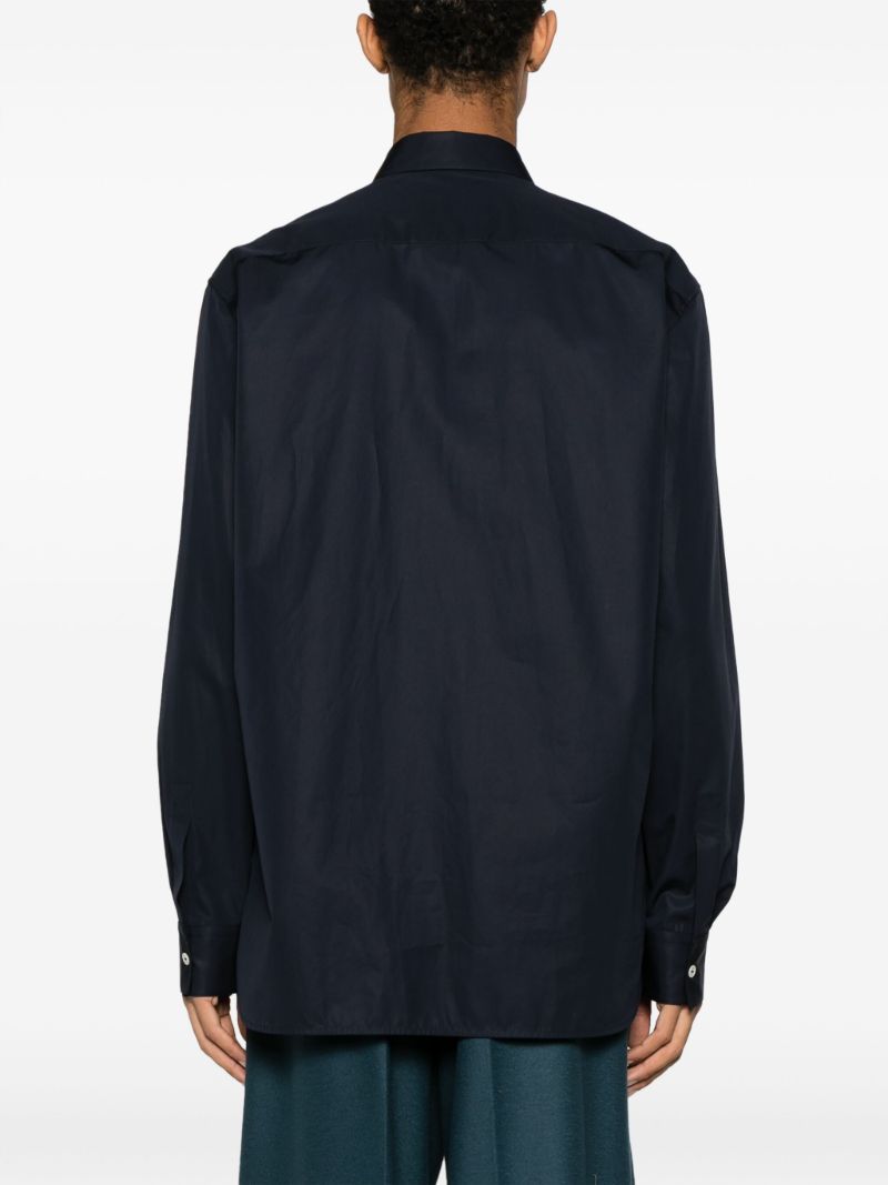 Navy Organic Cotton Shirt