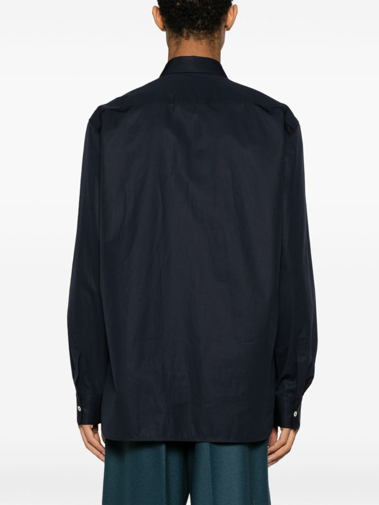 Navy Organic Cotton Shirt