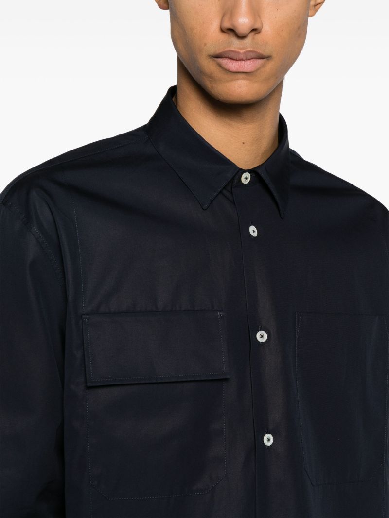 Navy Organic Cotton Shirt