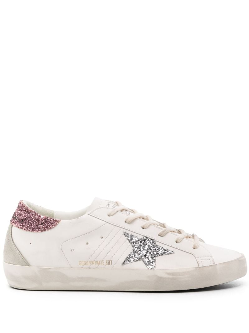 White Super-star Leather Sneakers