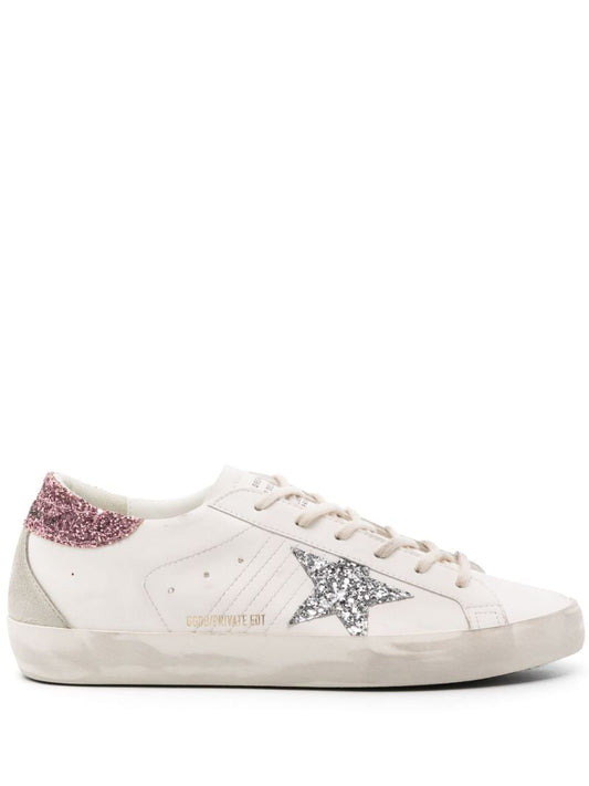 White Super-star Leather Sneakers