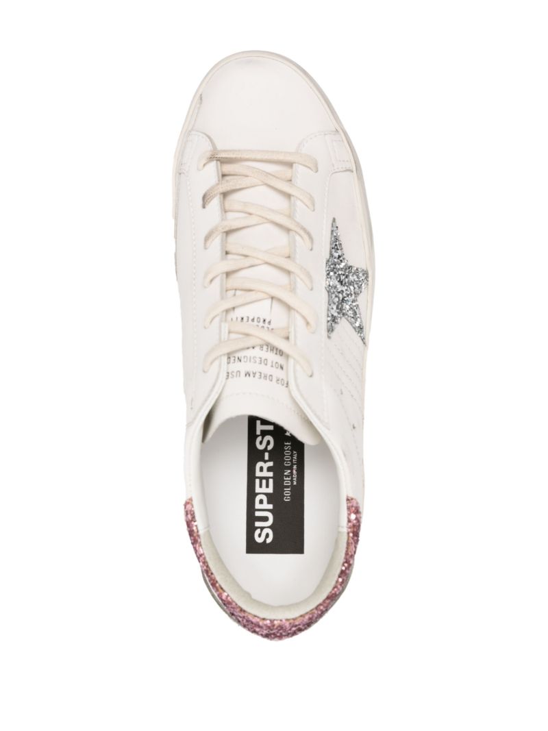 White Super-star Leather Sneakers