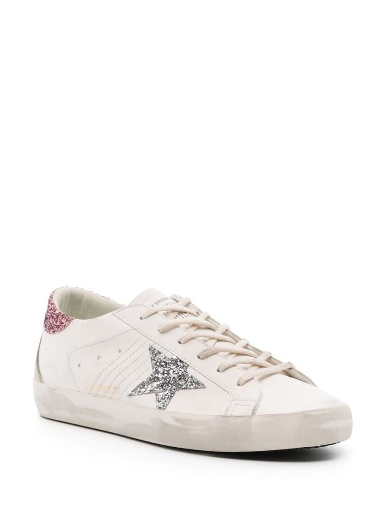 White Super-star Leather Sneakers