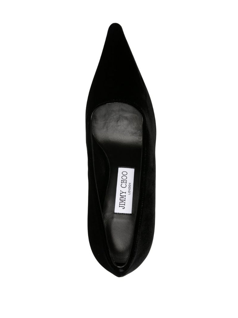 Black Ixia 95 Velvet Pumps