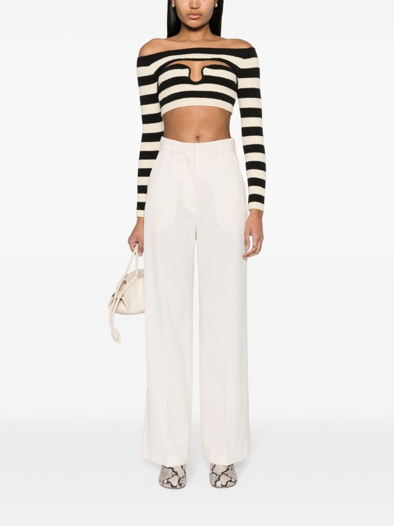 Neutral Lanai Wide-leg Trousers