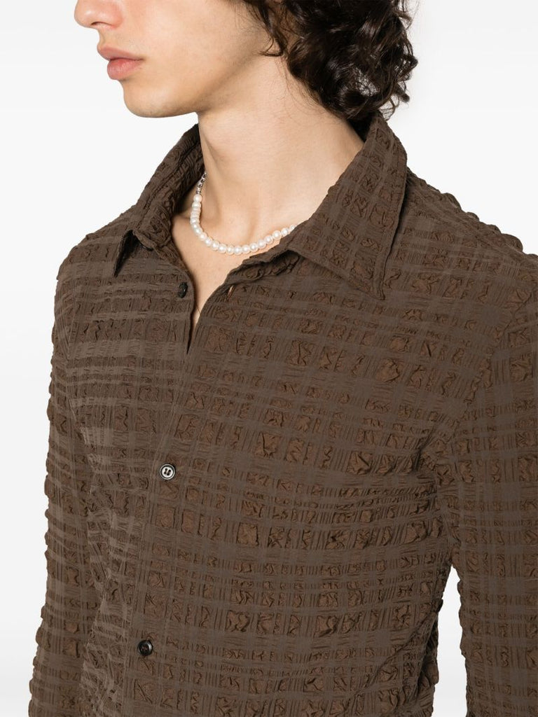 Brown Lotte Checked Shirt