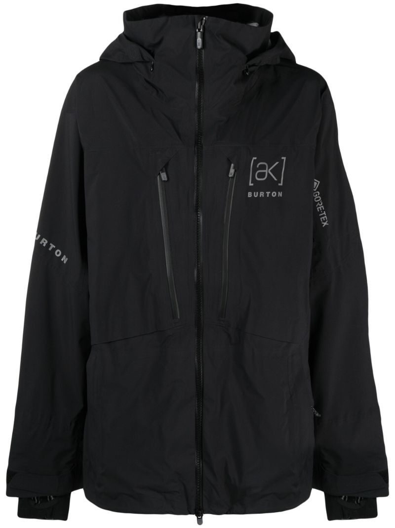 Black Ak Swash Gore-tex 2l Hooded Ski Jacket