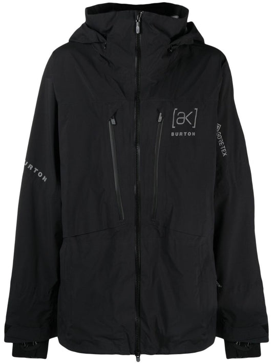 Black Ak Swash Gore-tex 2l Hooded Ski Jacket