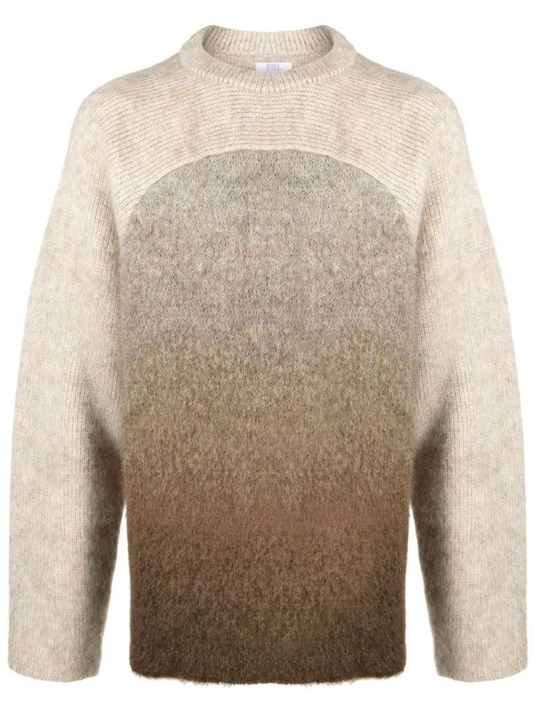 Neutral Gradient Rainbow Sweater