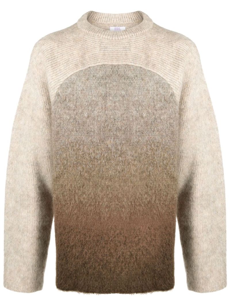 Neutral Gradient Rainbow Sweater