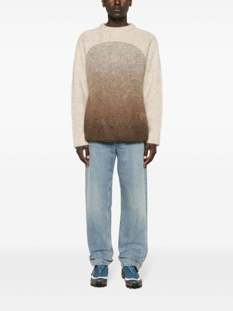Neutral Gradient Rainbow Sweater