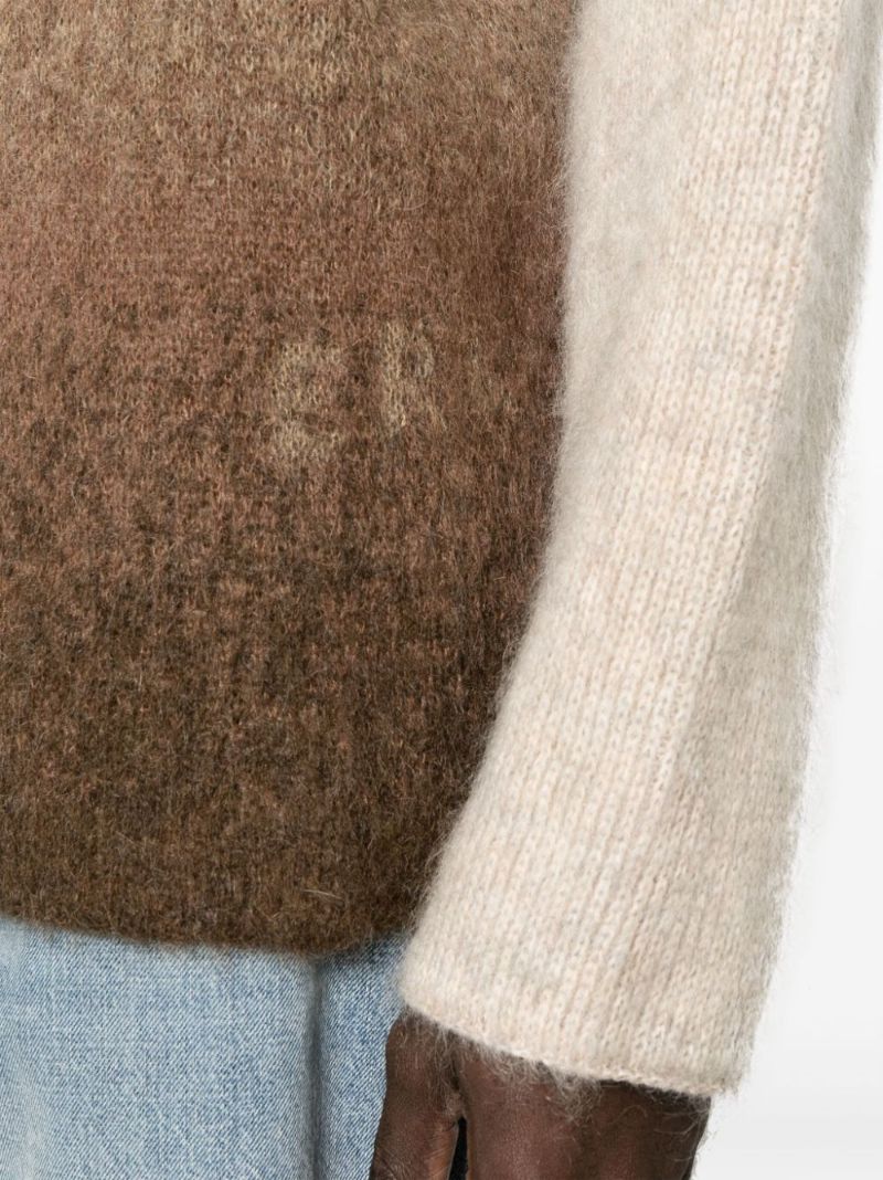 Neutral Gradient Rainbow Sweater