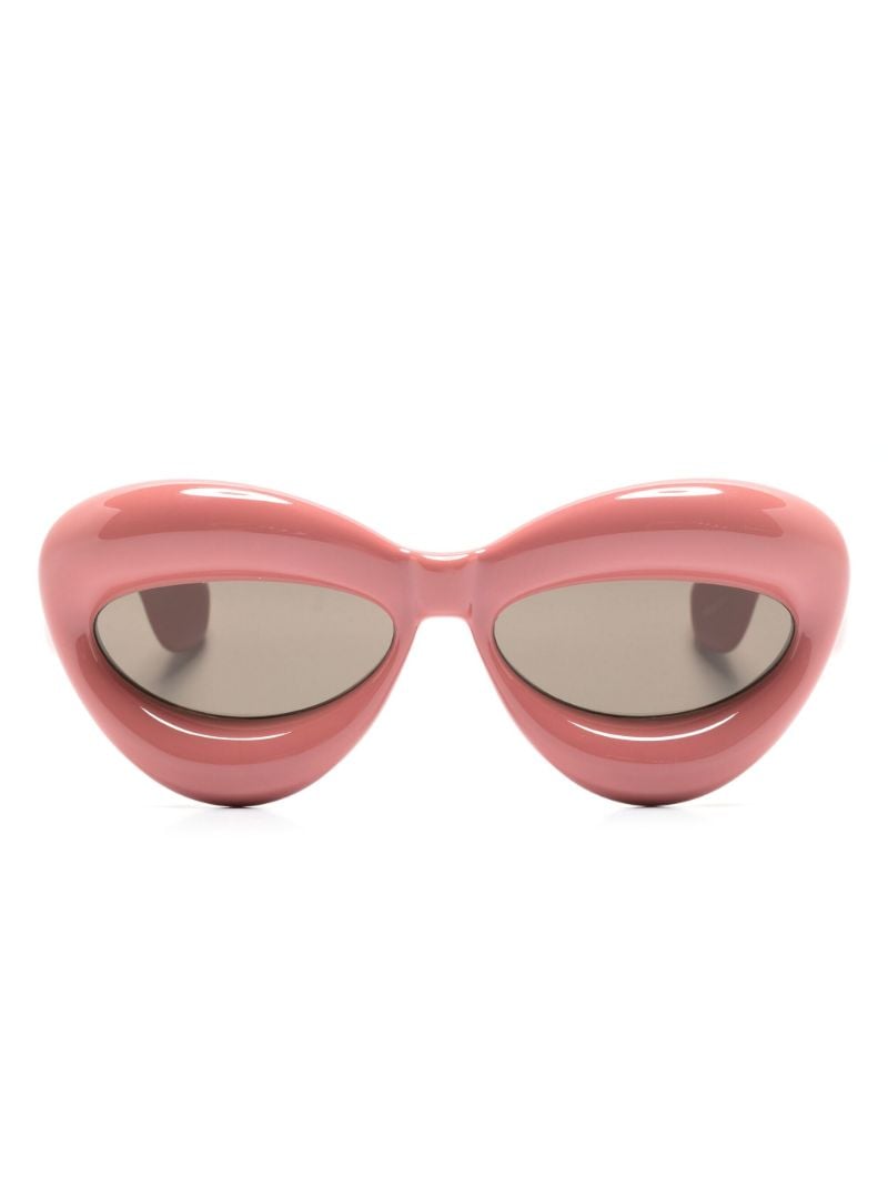 Pink Inflated Cat-eye Sunglasses