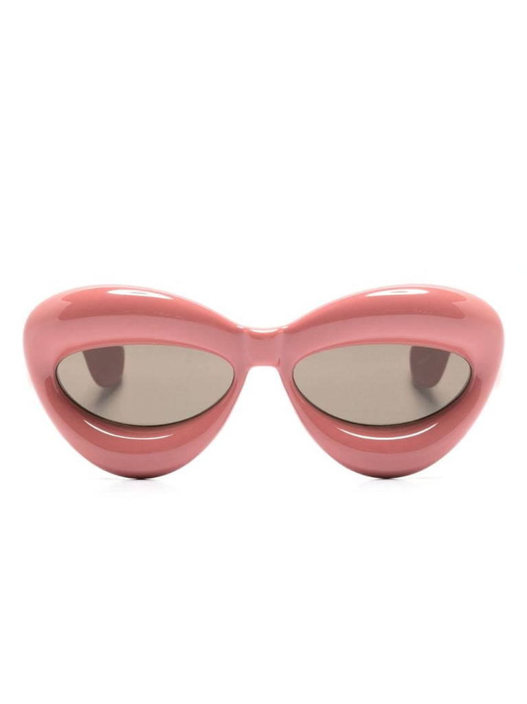 Pink Inflated Cat-eye Sunglasses