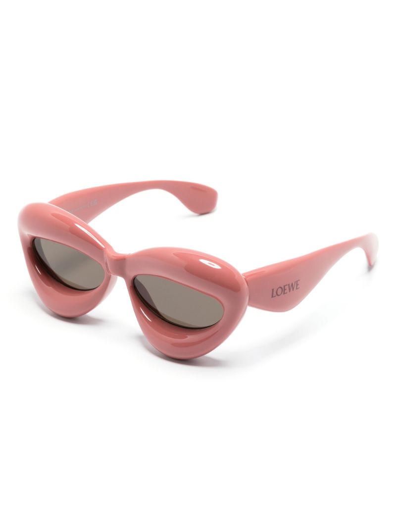 Pink Inflated Cat-eye Sunglasses