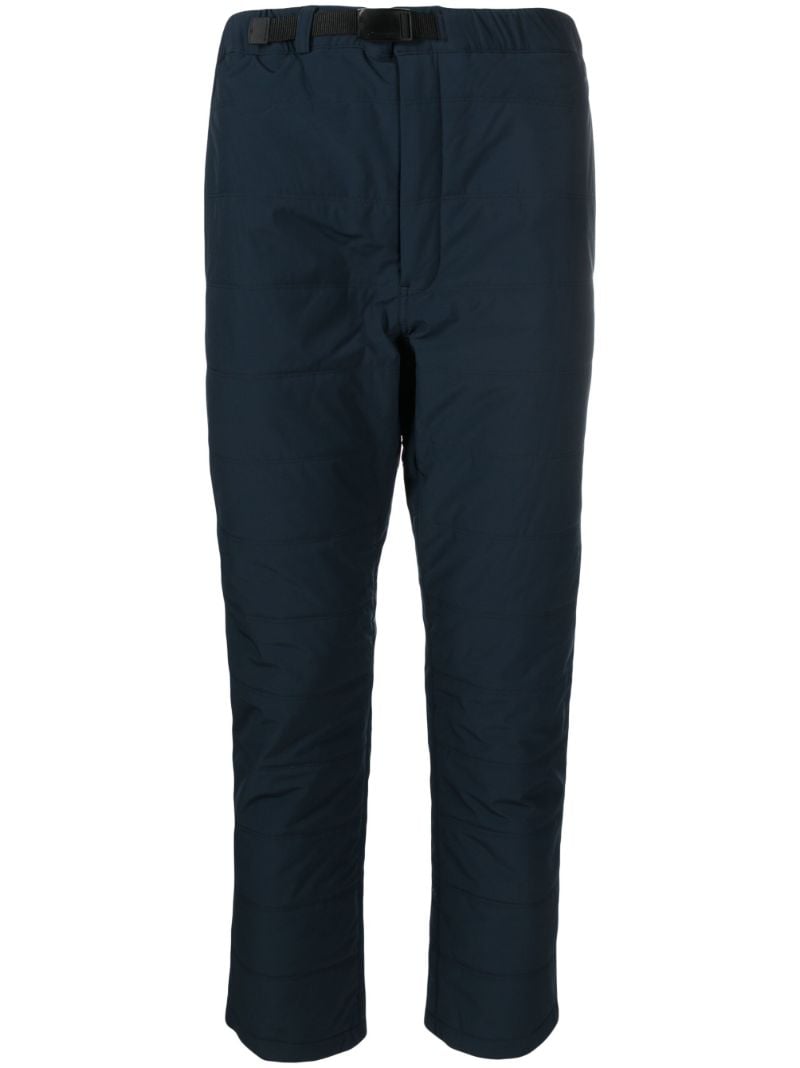 Blue Insulated Straight-leg Trousers