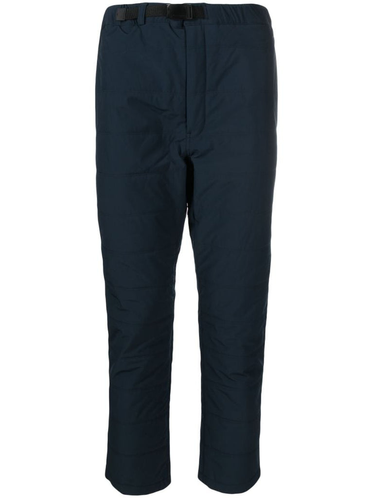 Blue Insulated Straight-leg Trousers